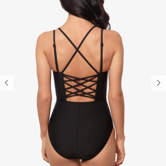 Magicsuit Sigourney One Piece in Black Size 10 - Picture 4 of 8